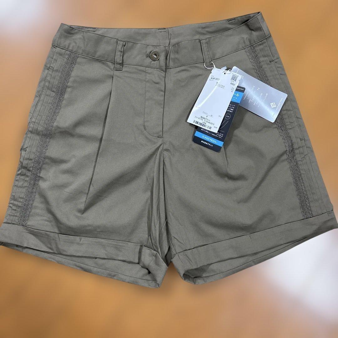 新品マンシングウェア ゴルフ ハーフパンツ 9号 67 レディースゴルフ
