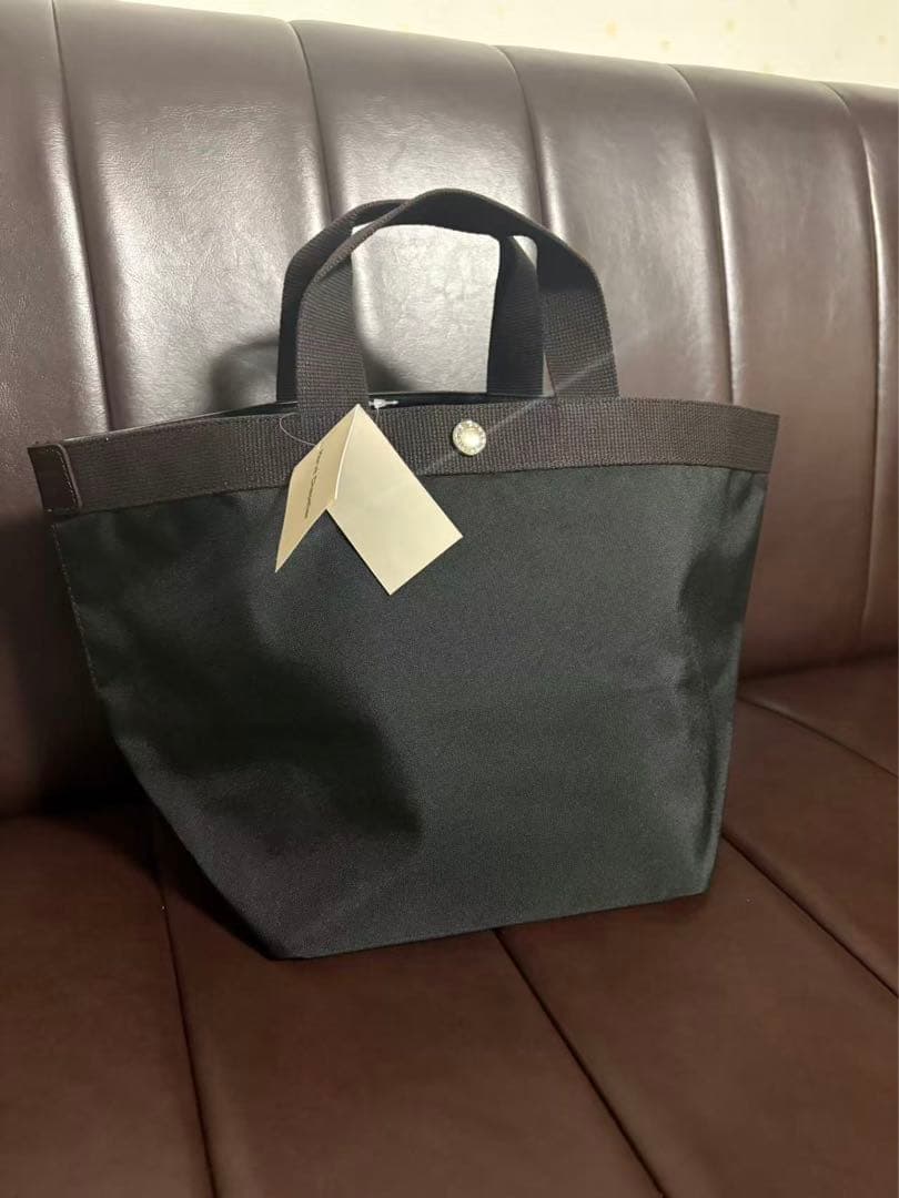 未使用エルベシャプリエ 707c ブラック舟形 トートバッグ MサイズA 4