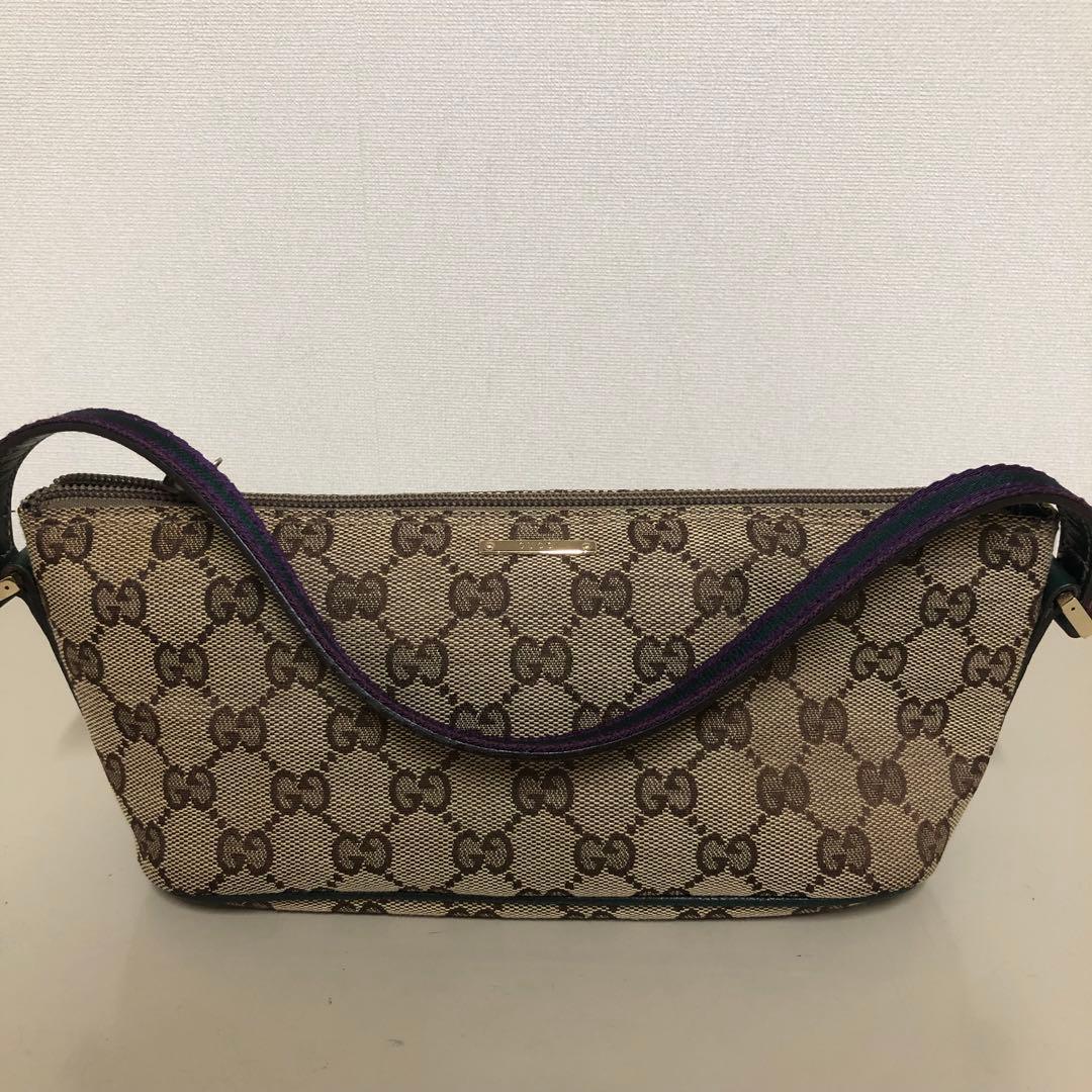 GUCCI グッチ アクセサリーポーチ GG キャンバス ハンドバッグ ブラウン 楽天市場】グッチ アクセサリーポーチ ハンドバッグ GGキャンバス