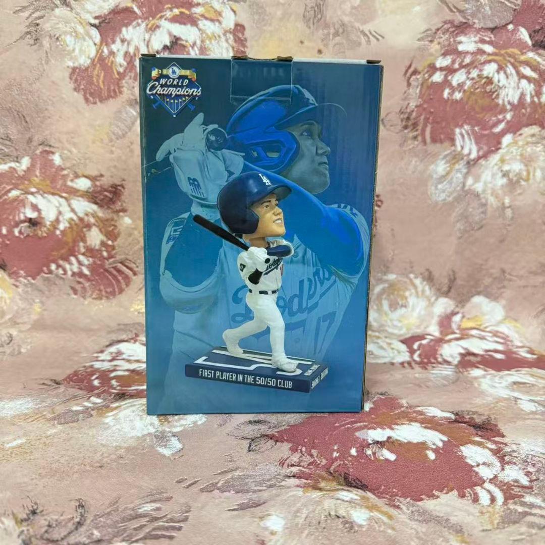 大谷翔平　50/50 バブルヘッド　来場者限定　スタジアム配布　ドジャ Amazon.co.jp: 大谷翔平 50/50記念 バブルヘッド フィギュア, 50盗塁