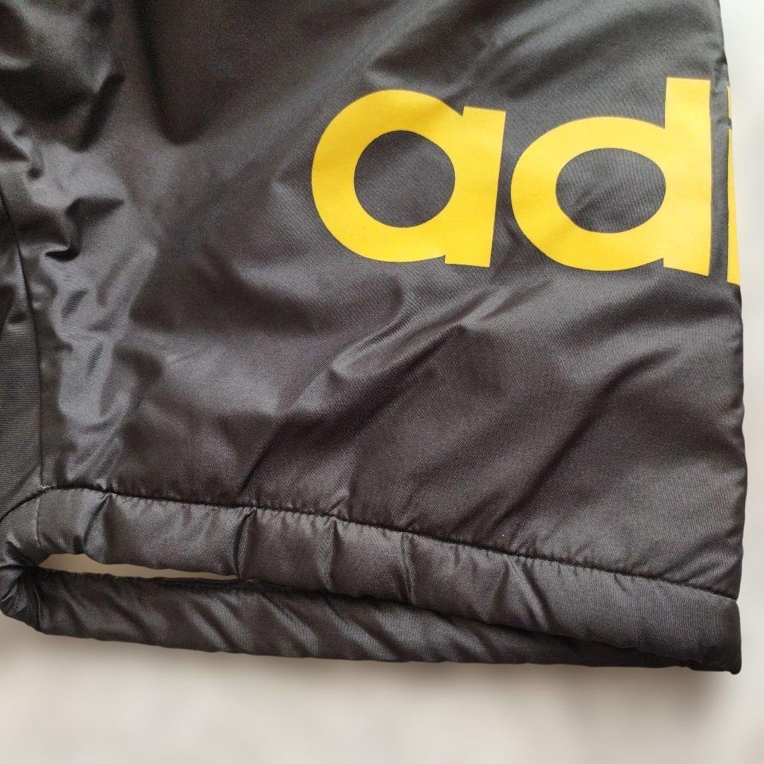 adidas フード付きジャケット 黒/黄色/白 Vintage 90s 00s