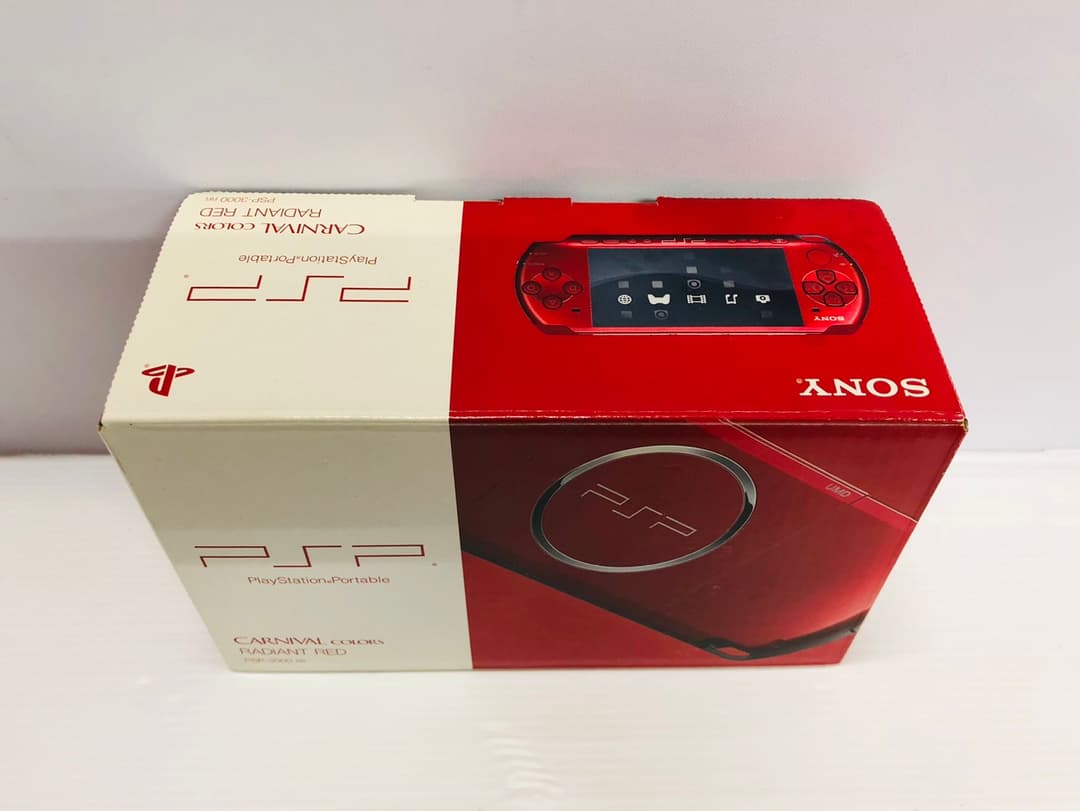 ★未使用品★極美品ラディアント・レッド (PSP-3000RR)生産終了　訳