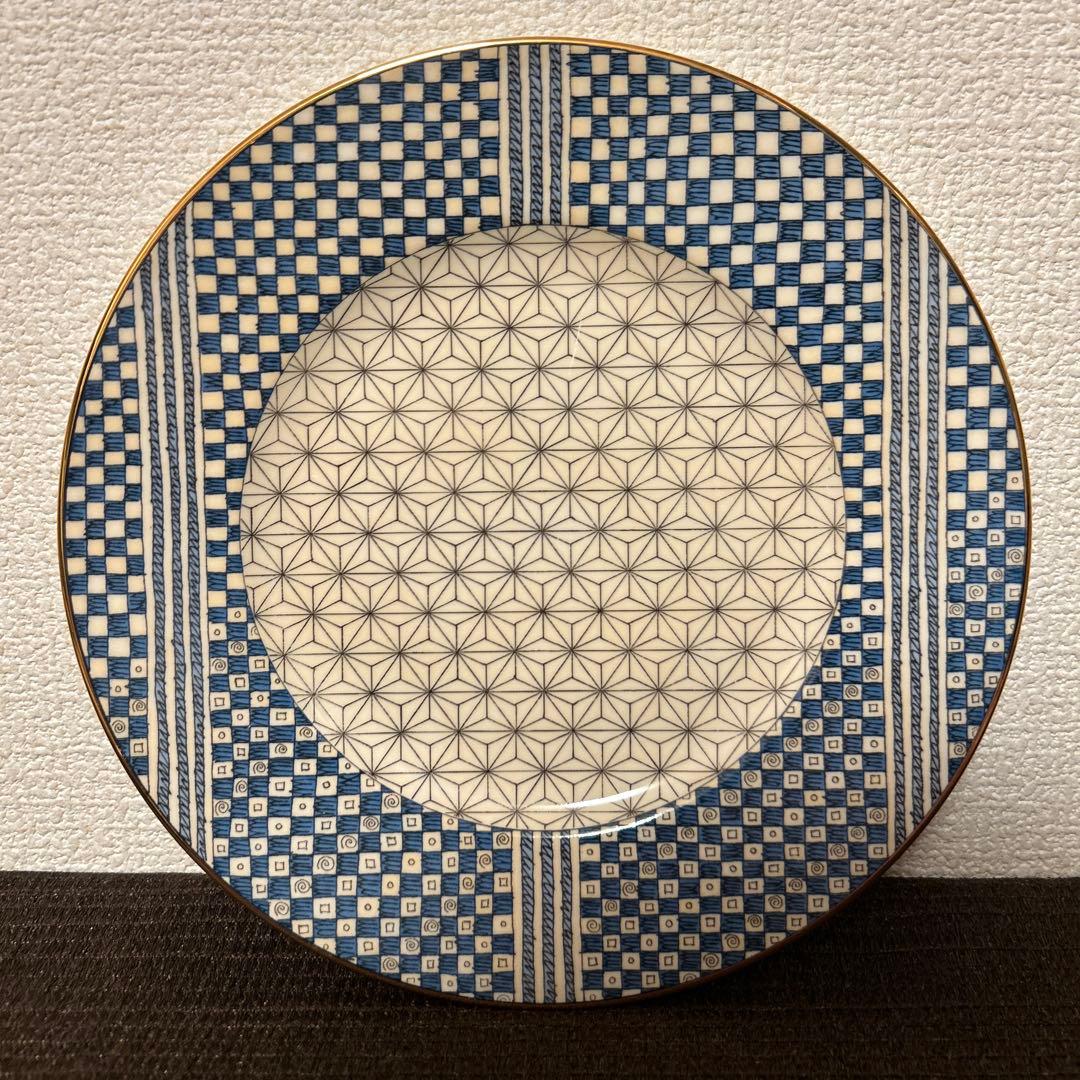 ウェッジウッド　サムライ　デザートプレート　20.5cm