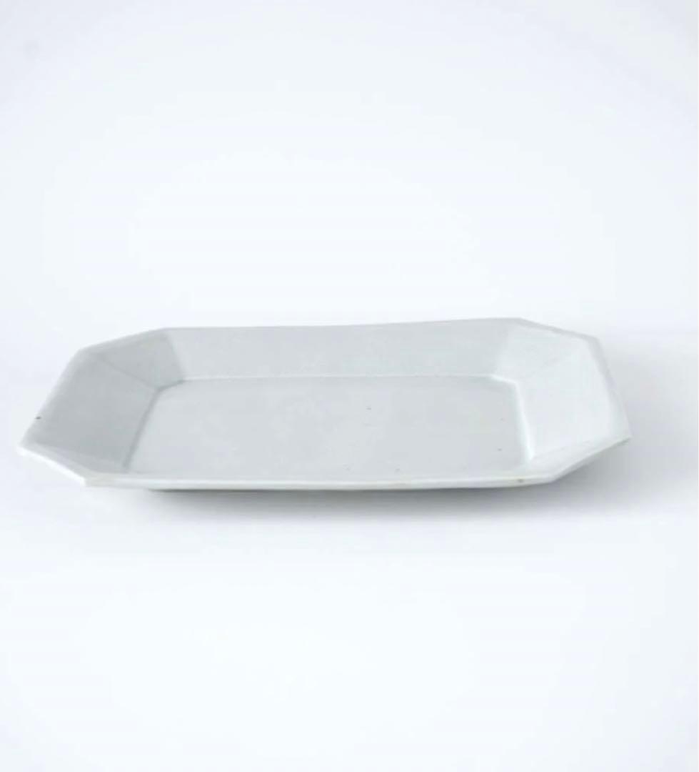 【希少】【未使用・新品】角田淳・すみ切り長方皿（大）/ 灰釉 K090-00041_1200x1200.jpg?v=
