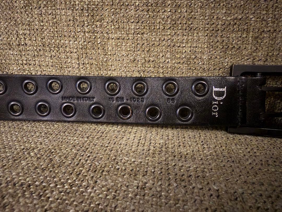Dior Homme 2004SS ストリップ コレクション スタッズベルト - メルカリ