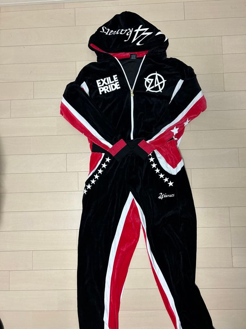 【超希少】24karats × EXILE PRIDE 限定セットアップ ベロア 超希少】24karats × EXILE PRIDE 限定セットアップ ベロア