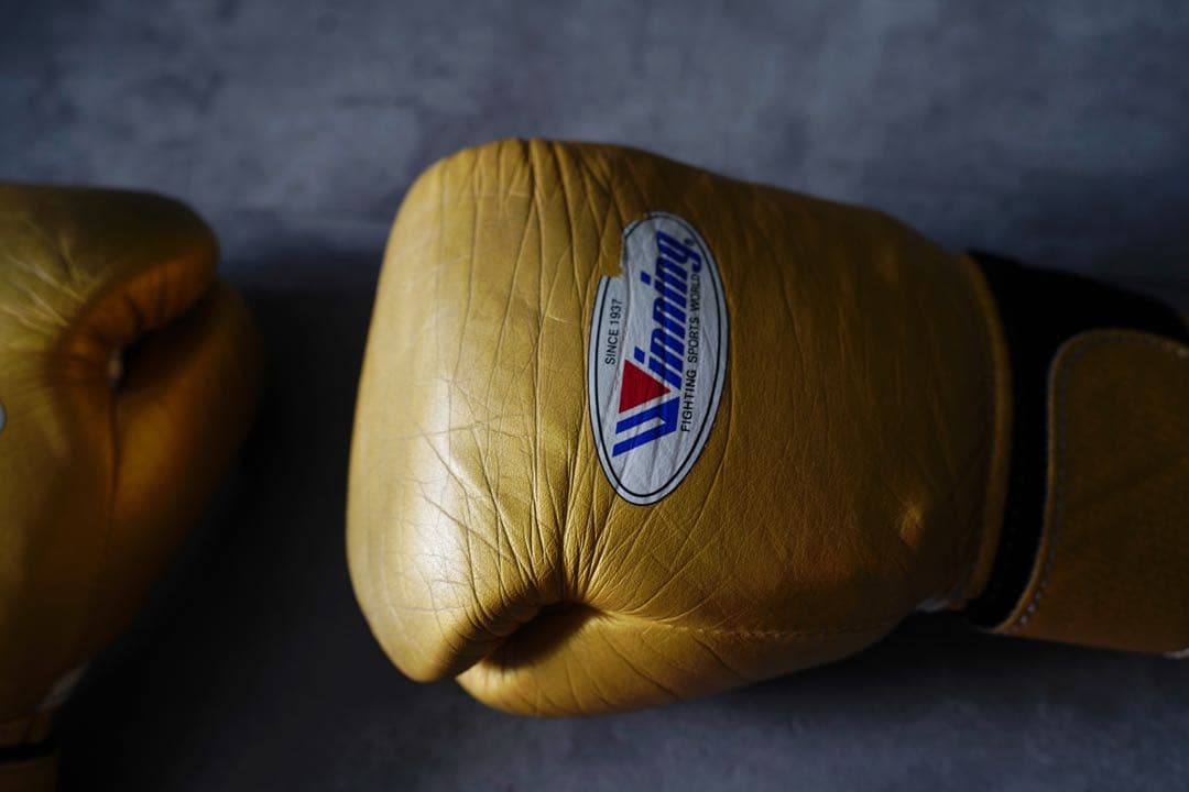 レア！！井上尚弥、武尊使用のゴールドwinning 8オンスゴールデングローブ