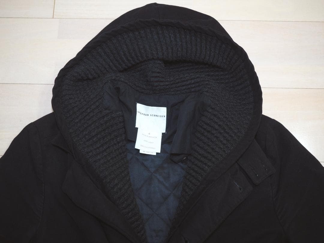 ステファンシュナイダー 15AWモールスキン中綿フーデッドコート4