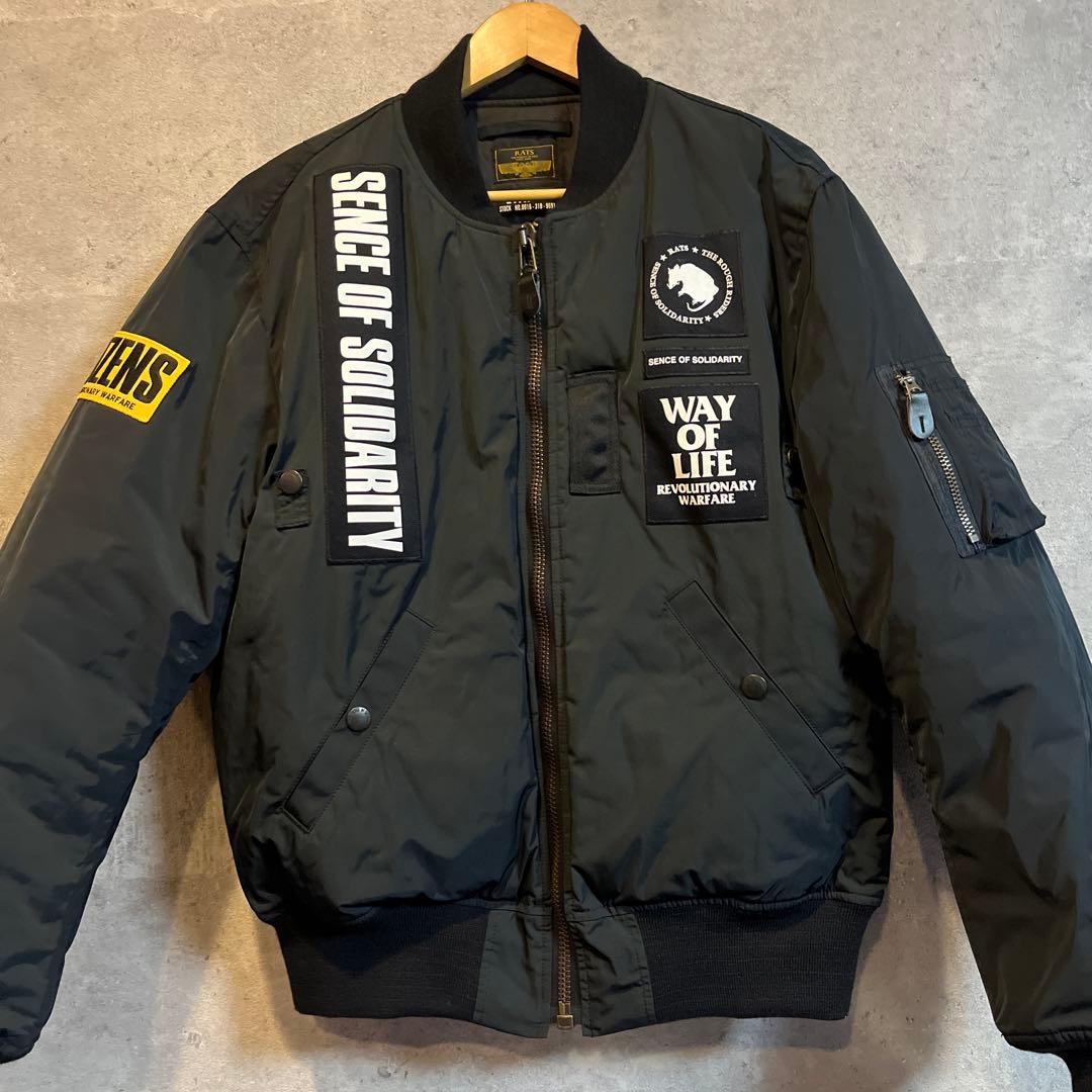 超美品】RATS MA-1 キムタク私物 着用モデル Lサイズ - メルカリ