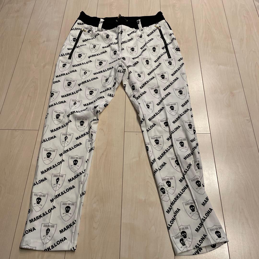 MARK & LONA プリント柄 ゴルフパンツ