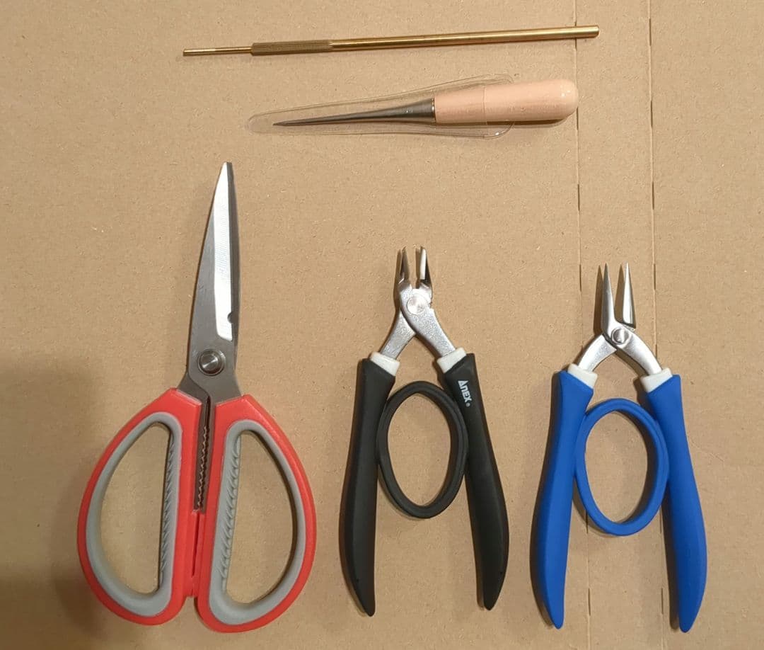 水引アクセサリー 国産水引・ワイヤー・ツールセット(やっとこ、ちり棒、ニッパー等 楽天市場】【工具】手芸の相棒に♪まさるのハンドメイド工具 平