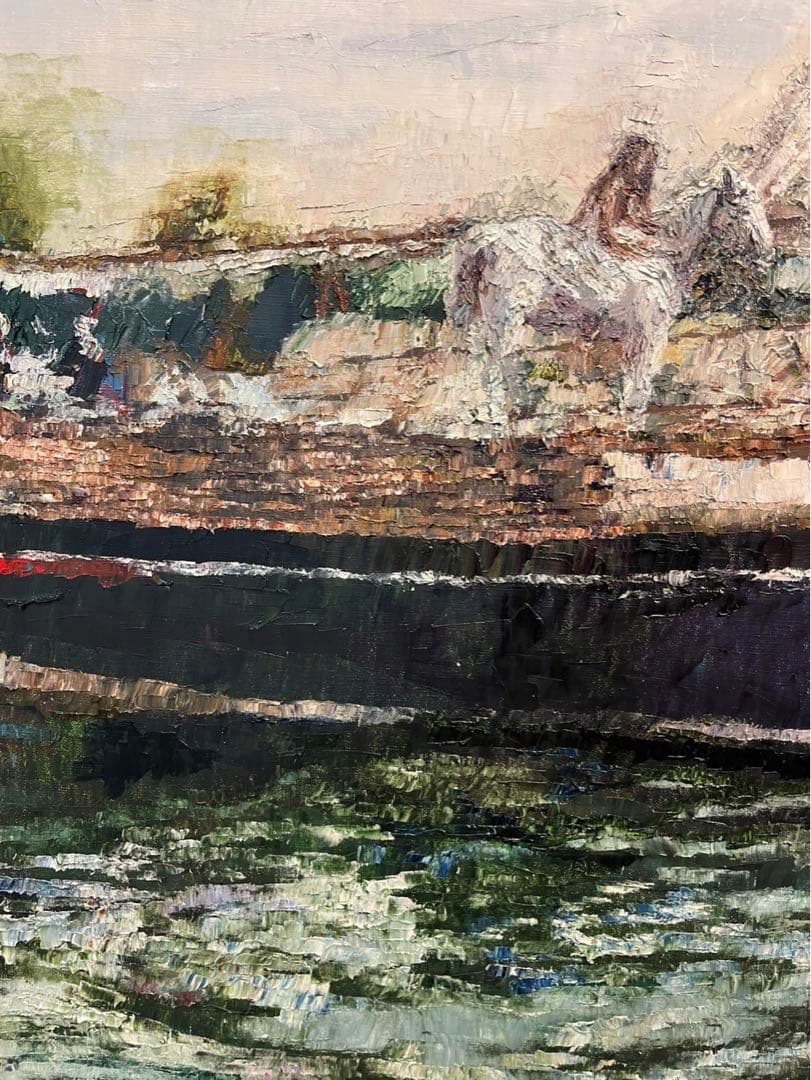 杉田陽平 「風をつかまえて」 2012年制作 油彩画 60号 絵画