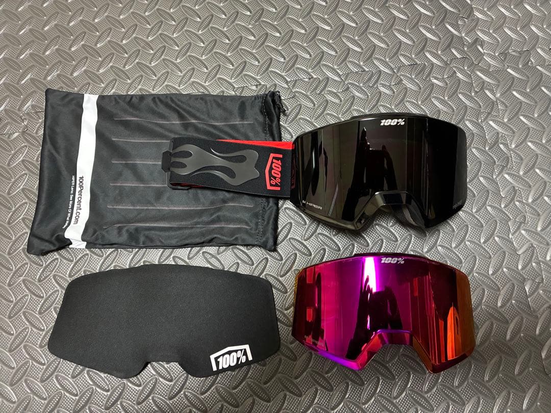 100% norg ゴーグル 100% スノーゴーグル ワンハンドレッド NORG ハイパーレンズ レンズ