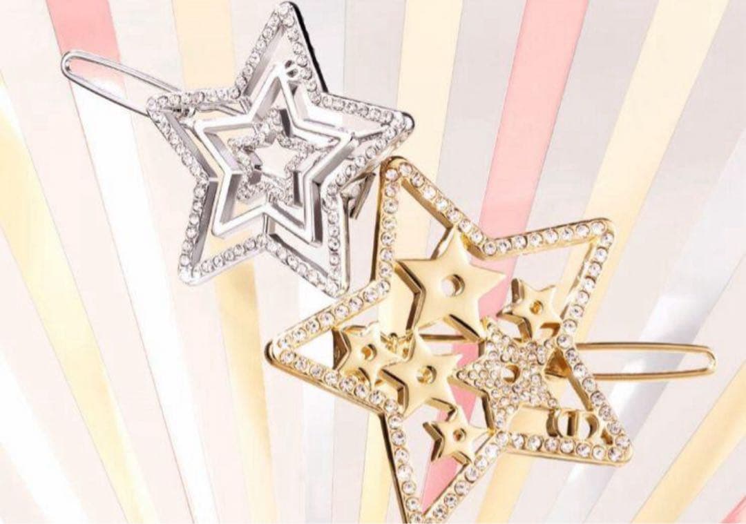ディオール Dior ヘアクリップ 2025 ホリデー ノベルティ星型 スター