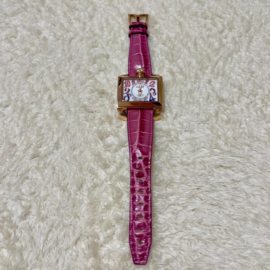 GaGa MILANO ガガミラノ ナポレオーネ 腕時計 スクエア ピンク - メルカリ