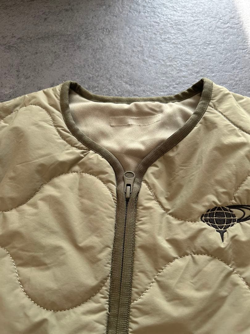 BEAMS GOLF ORANGE LABEL / ノーカラー キルト ブルゾン - メルカリ