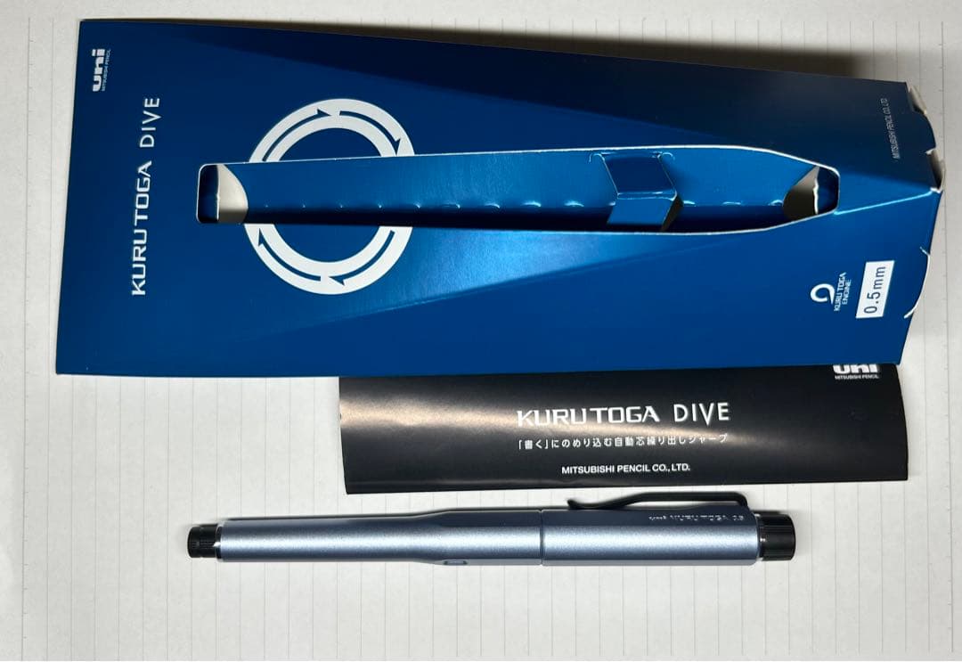 三菱鉛筆クルトガダイブ カスケードブルー - メルカリ
