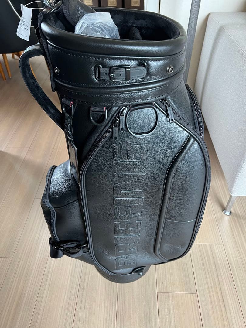 BRIEFING GOLF 限定完売品　シュリンクレザーキャディーバッグ BRIEFING GOLF（ブリーフィングゴルフ） 最大51%☆22・23日限定 日本
