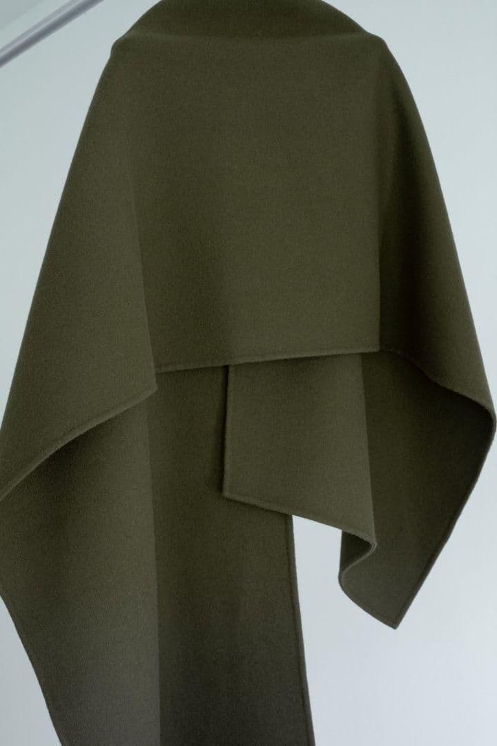 [digne] ディニュ　throw shawl cort 《khaki》