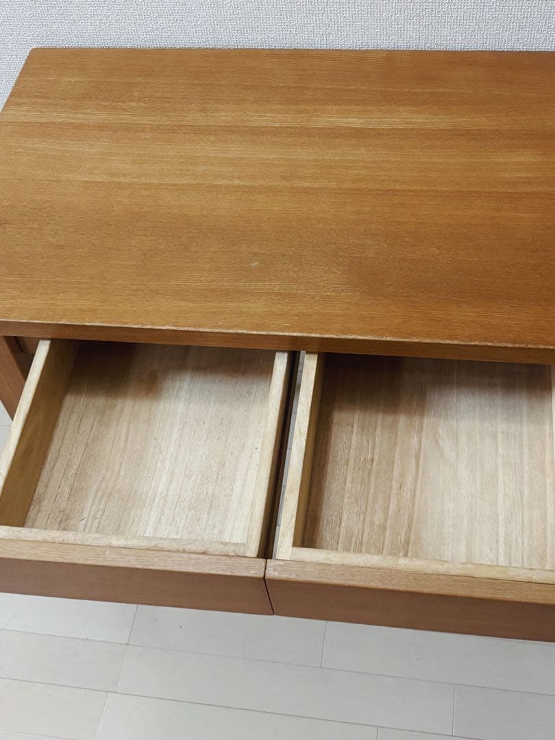 無印良品 タモ材デスク 学習机