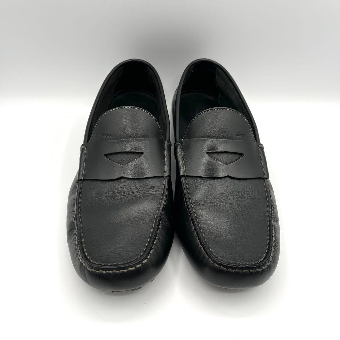 Santoniサントーニ ドライビングシューズ ローファー 25.5cm