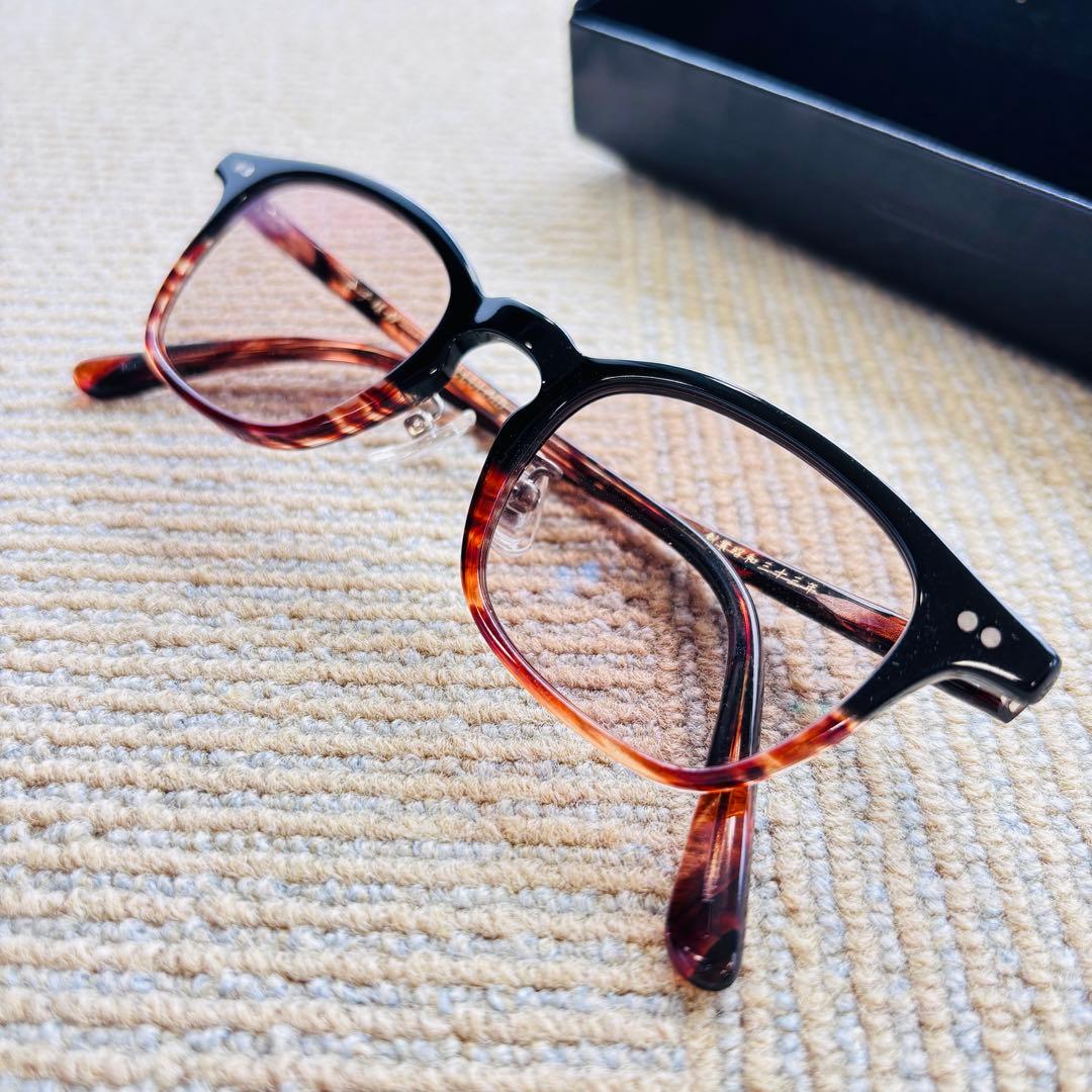 極美品】金子眼鏡 KC-11R BRH 創業昭和三十三年 極美