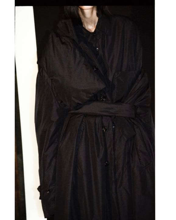 stein padded stand collar coat - メルカリ