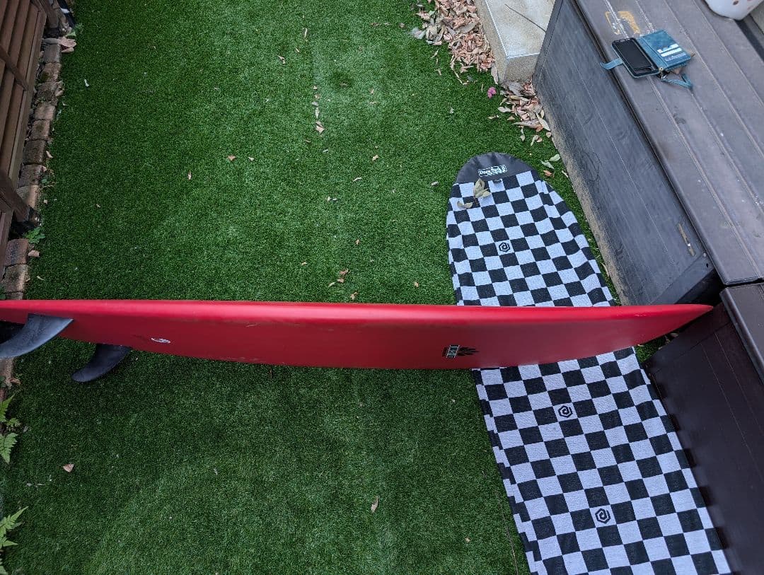 DUALSHIFTサーフボード 6'6”198cm レッド/ブルー - メルカリ