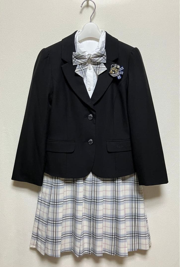 メゾピアノ M/150 卒服 フォーマル 定番 リボンジャケット スーツ