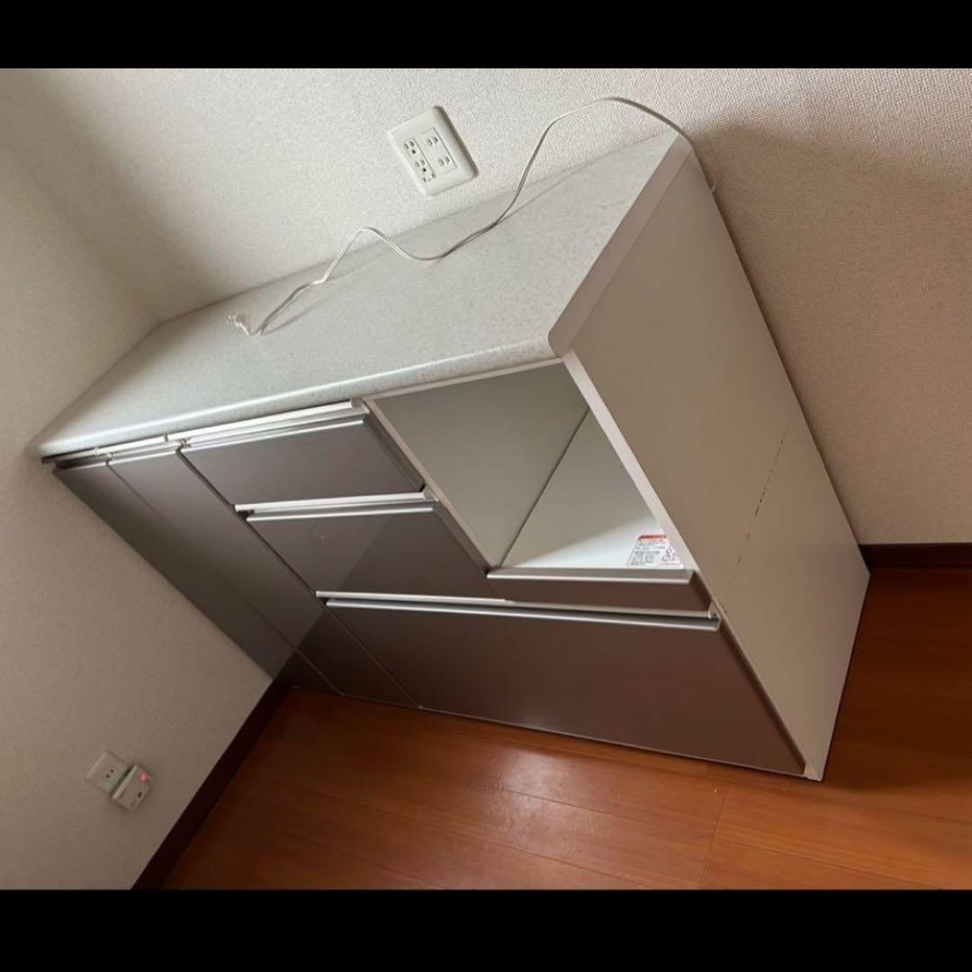 ニトリ　キッチンカウンター　アルミナ2 140CT SI ニトリ（NITORI） カウンター(アルミナ2 140CT SI) ニトリ期間限定：4