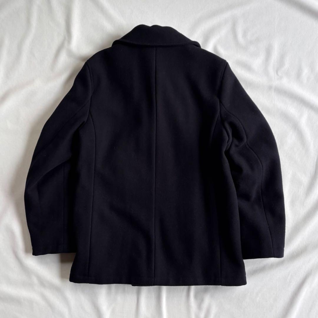 ジャケット・アウター 90s L.L.Bean melton wool pea coat NVY