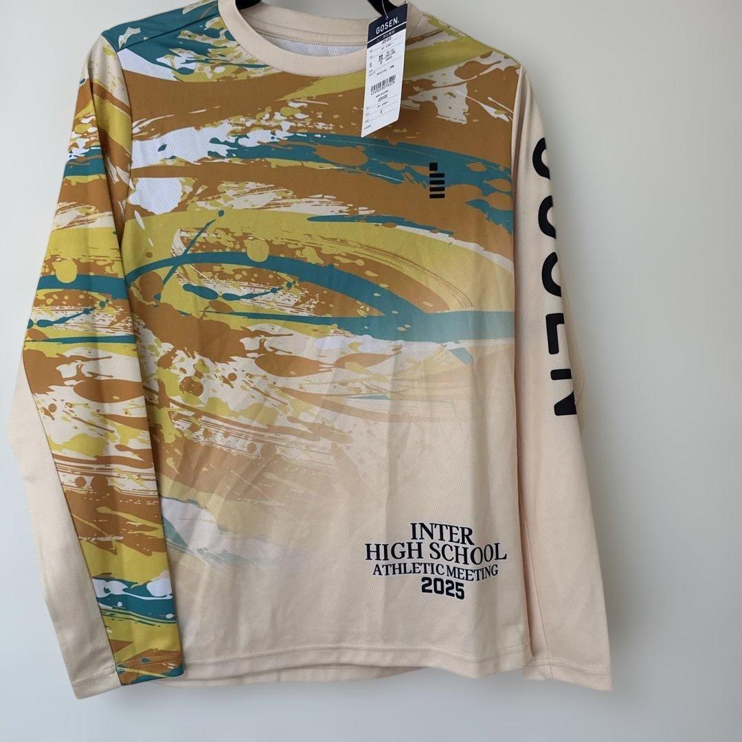 GOSEN J25103 インターハイ2025長袖Tシャツ Sサイズ GOSEN（ゴーセン） 2025年秋企画 昇華ロングスリーブTシャツB JPT60