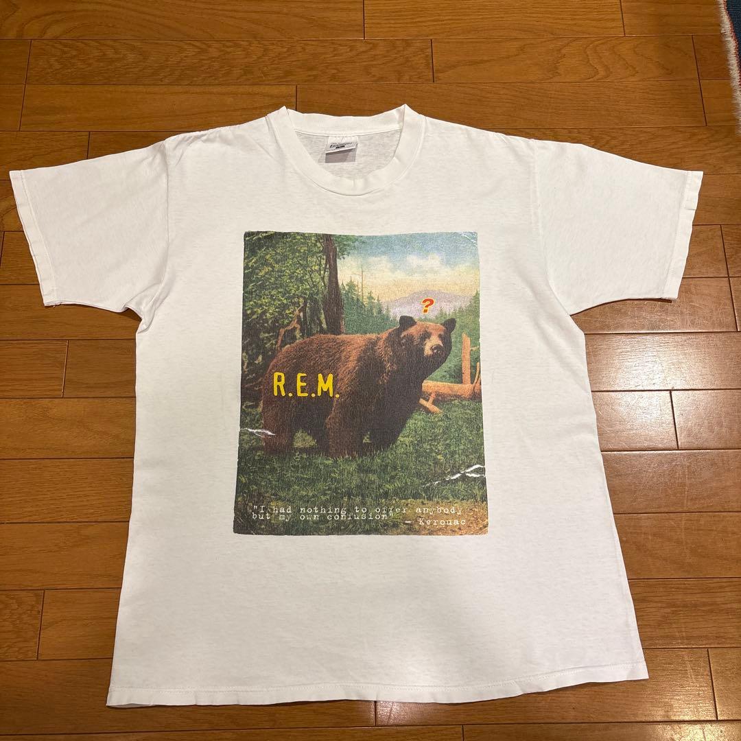 R.E.M. モンスターツアー 1995 ロックTシャツ L Vintage R.E.M. Monster T-shirt Tour Band Metal Rock 90s 1995 – For