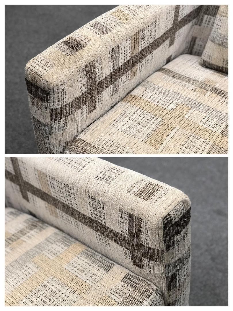 □moooi□ブティックシングル 1Pソファ チェック柄 マルセル