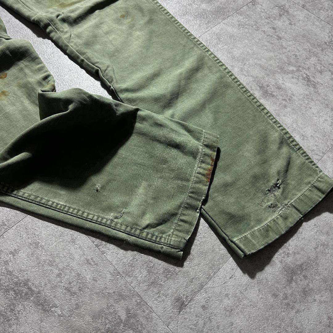 60s アメリカ軍 実物 OG107 ベイカーパンツ 32×33 - メルカリ