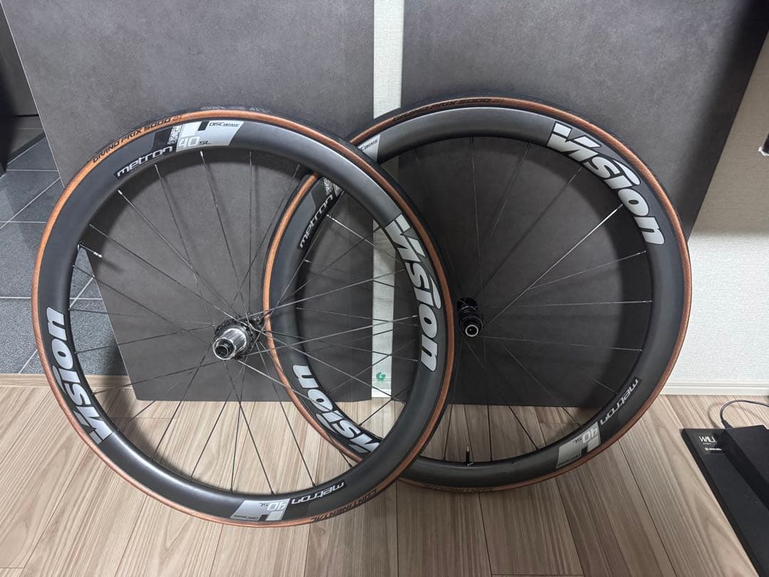 Vision Metron 40SL DB(訳あり) ▽▽未使用 ヴィジョン VISION METRON 40SL DB ホイールセット シマノ