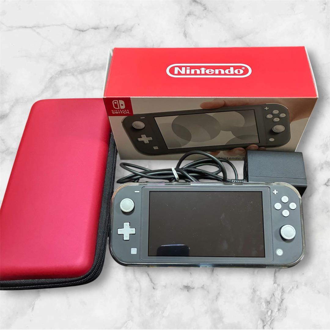 極美品❤️ニンテンドー スイッチライト クリアケース 本体ケース 充電