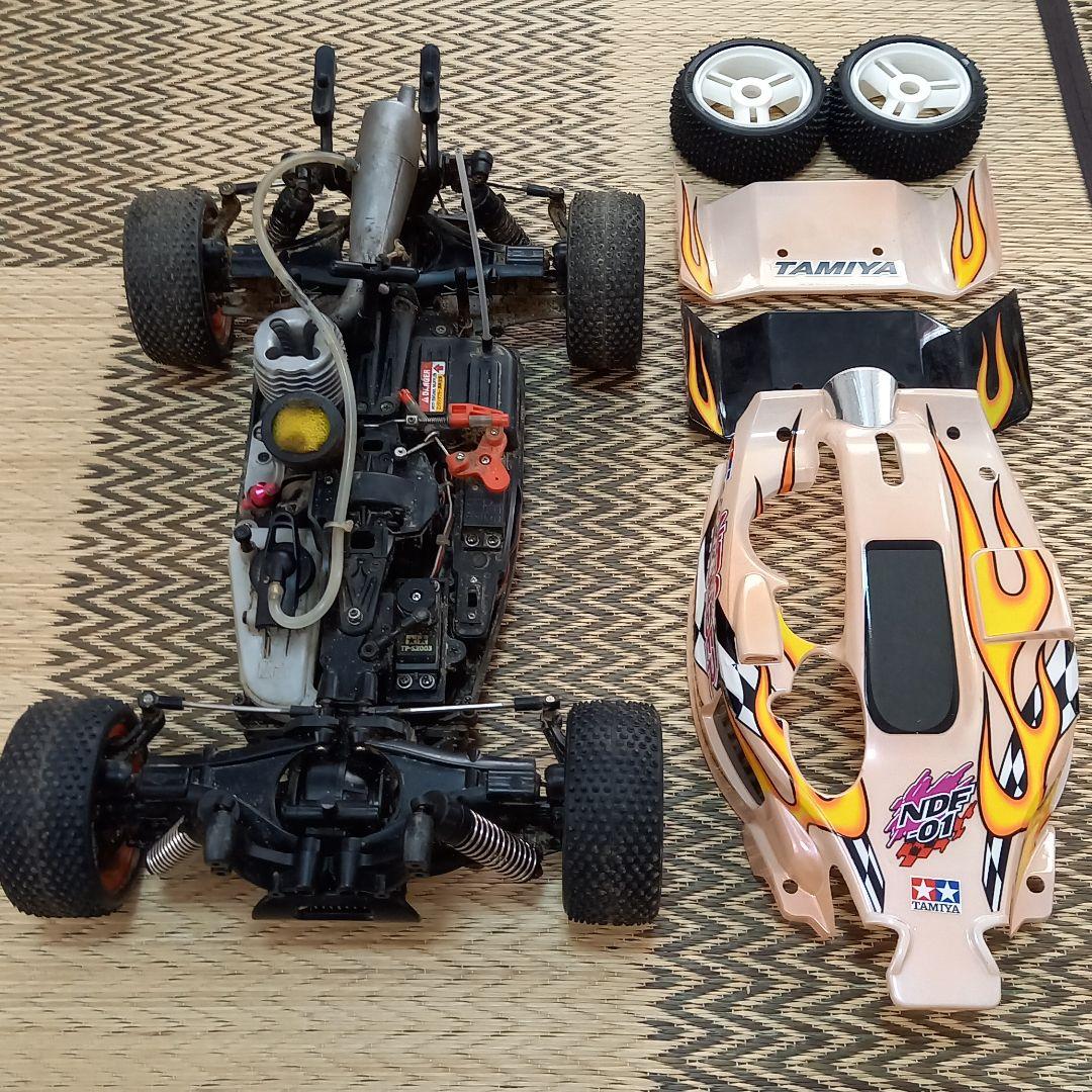 タミヤ ナイトロサンダー エンジン ラジコン - メルカリ