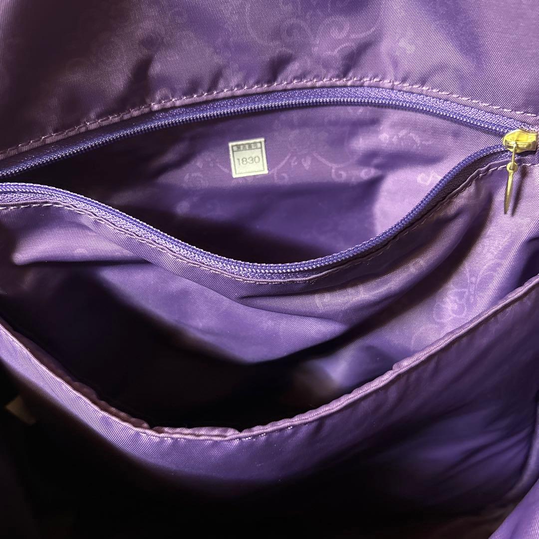 ANNA SUI パープルリュック 未使用に近い ファッション レディース バッグ
