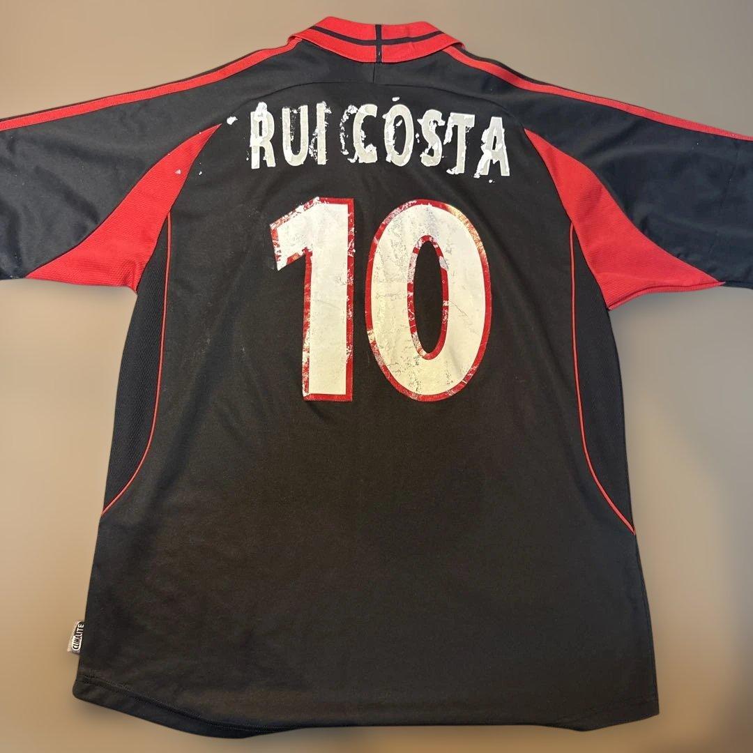 ACミラン　ルイコスタ　ユニフォーム ACミラン(AC Milan)02-03 H ホーム #10 ルイコスタ(Rui Costa) - USED