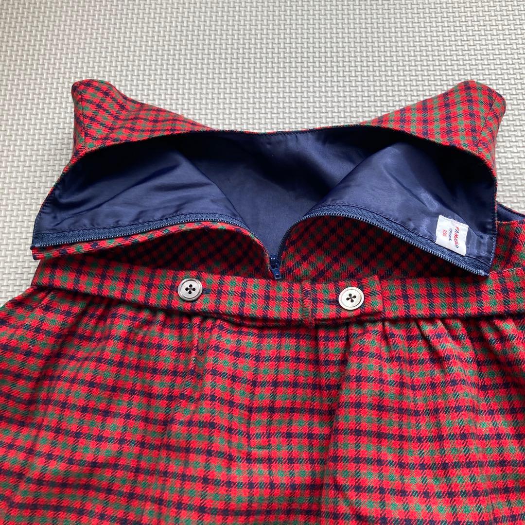 ファミリア 女の子 100 ジャンスカ ワンピース 入園式 - メルカリ