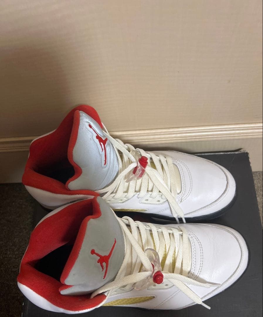 シューズ(男性用) Nike Air Jordan 5 Retro Fire Red \"2020\"
