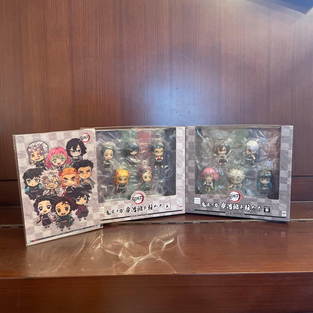 鬼滅の刃　炭治郎と柱たちマスコットセット　AとB 抽選販売】鬼滅の刃 炭治郎と柱たち マスコットセットAB おまとめBOX