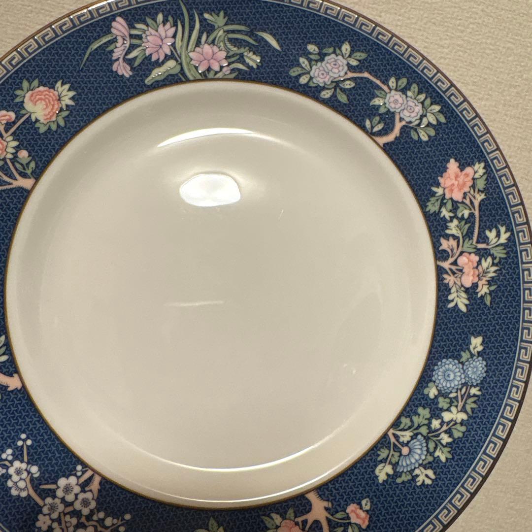 ウェッジウッド　ブルーサイアム　デザートプレート　17.5cm