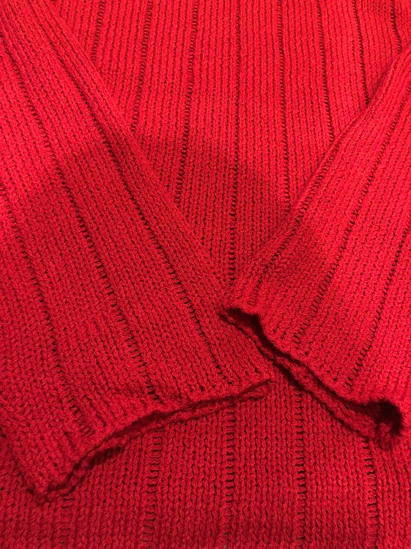 Yohji Yamamoto M レッドニットセーター