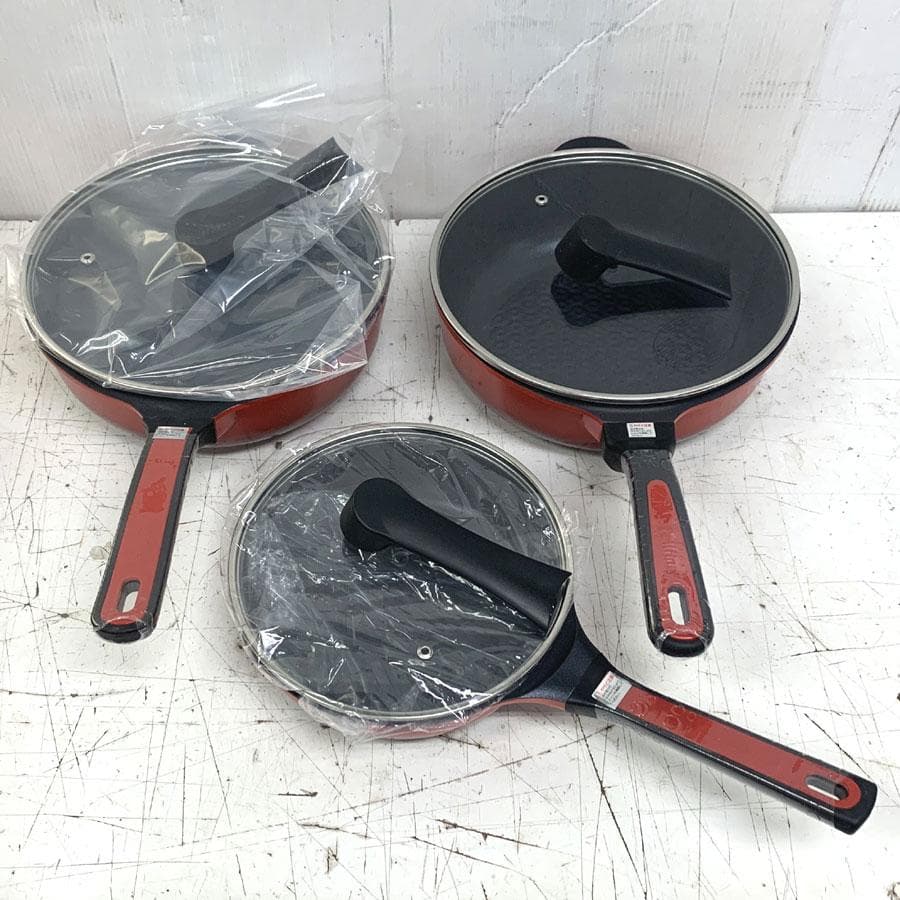 Bellfina マルチパン 25cm 3.6L 2個 ミニフライパン　20ｃｍ