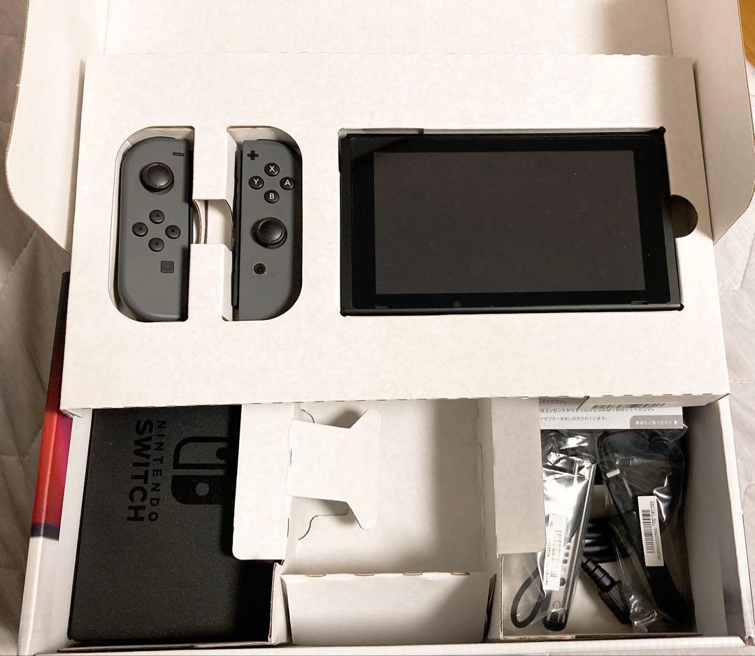 Nintendo Switch 本体 グレー SDカード付き
