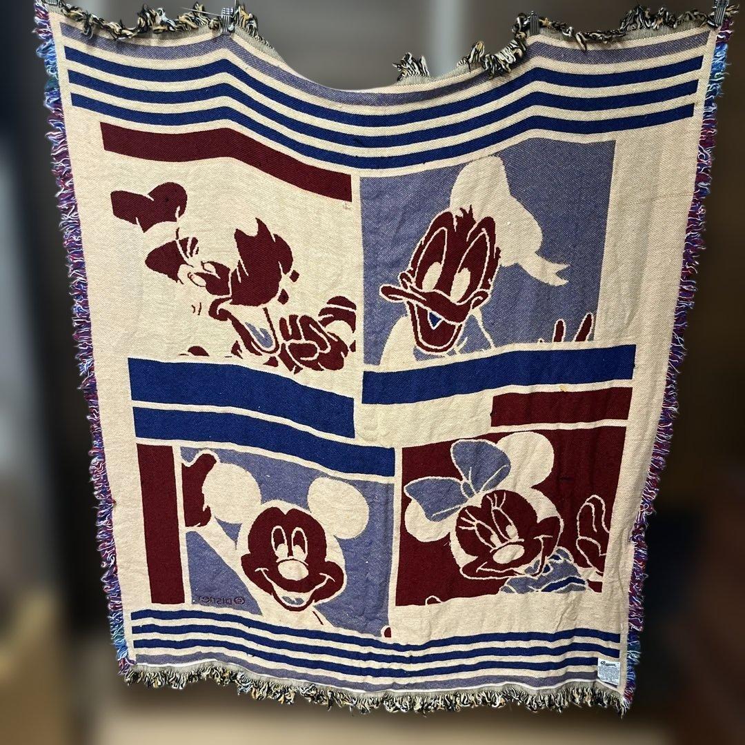 ディズニー ラグ ブランケット ソファーカバー USA製 beacon ミッキー