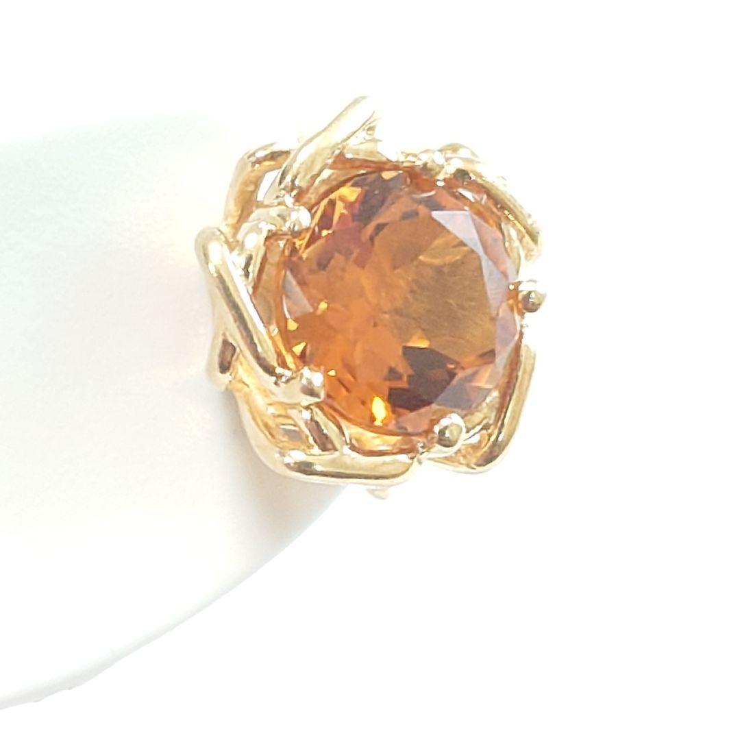 美品】ティファニー K18YG シトリン ピアス 片耳用 6679 - メルカリ