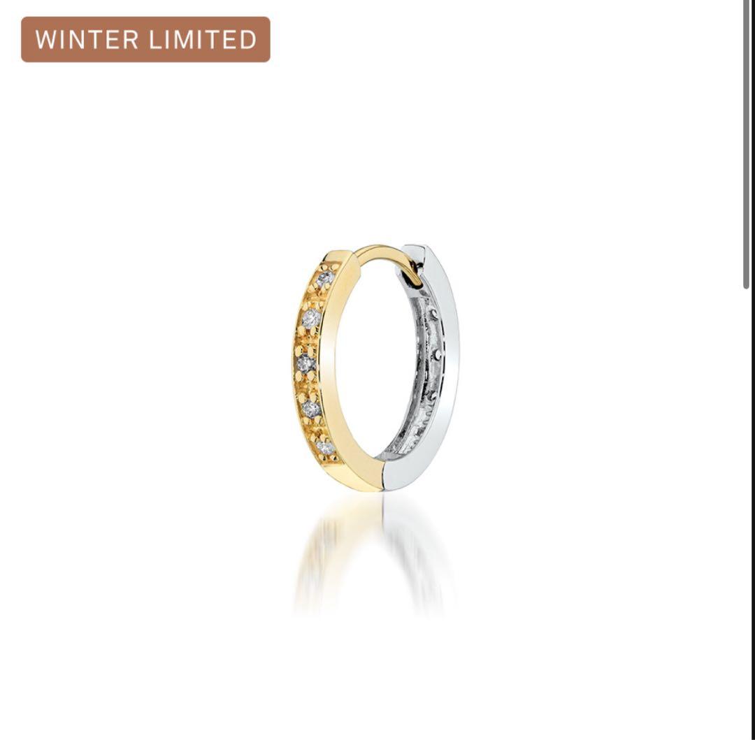 スタージュエリー2024クリスマス限定 Pt950/K18 ピアス BRIGHTEST STAR DIAMOND PIERCED EARRINGS(S)(2XP0301)Pt950 ピアス